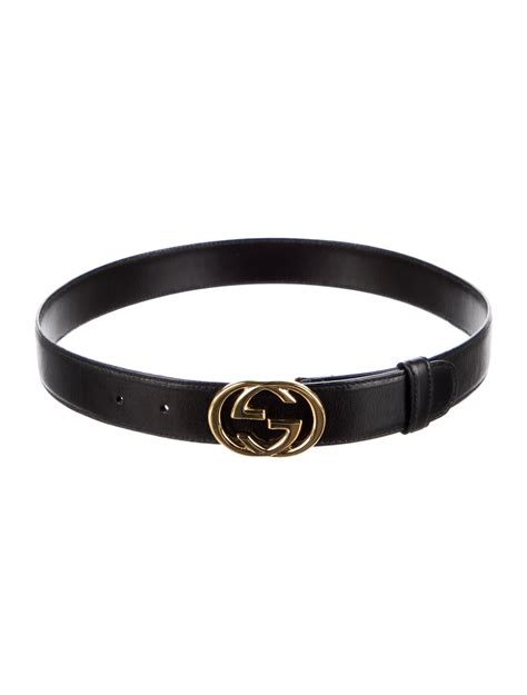 Gucci Skinny Leather Belt Black Belts Accessories Guc713949 The