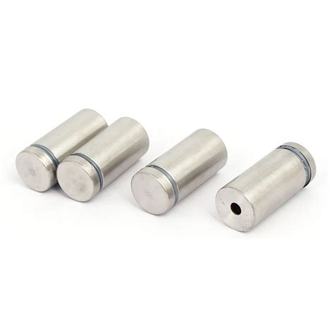 Uxcell 19mmx40mm Stainless Steel Glass Table Spacers Standoff Fixing
