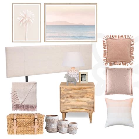 Blush Pink Bedroom Interior Design Mood Board By My Interior Stylist