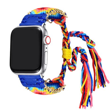 Posh Tech Friendship Bracelet Bands For Apple Watch Series 12345