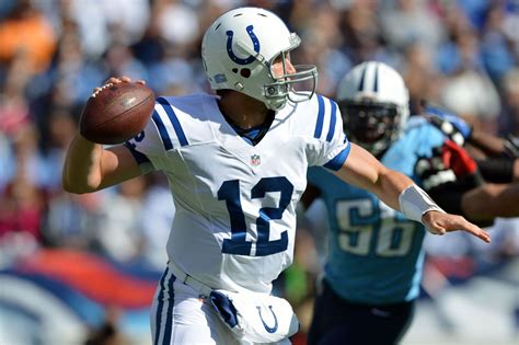 Eddie George Andrew Luck Is Right Behind Peyton Manning For Nfl Mvp