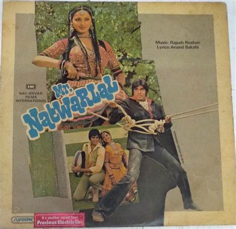 Mr Natwarlal Hindi Lp Vinyl Record By Rajesh Roshan Hindi Others