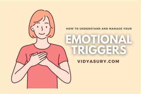 How To Understand And Manage Your Emotional Triggers 9 Tips Vidya