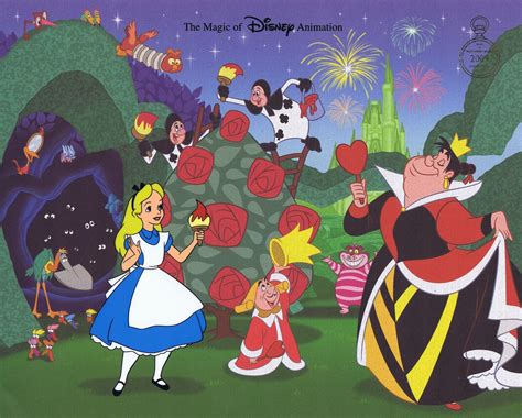 Alice In Wonderland The Magic Of Disney Animation Limited Edition Cel