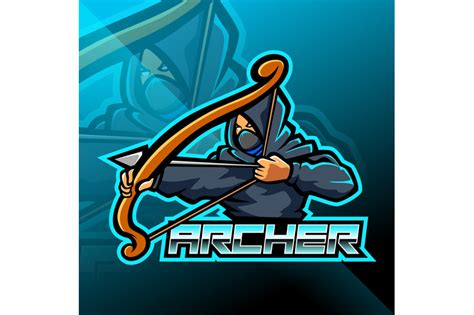Archer Esport Mascot Logo Design By Visink