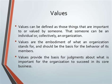 Value And Ethics