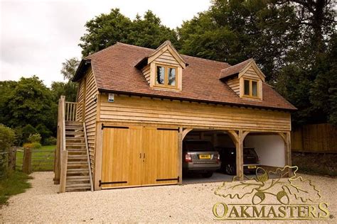 timber garage oak garages and outbuildings oakmasters timber garage garage guest house