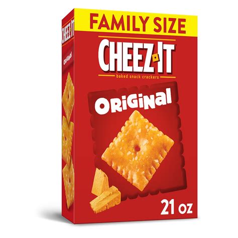 Cheez It Cheese Crackers Baked Snack Crackers Office And Kids Snacks