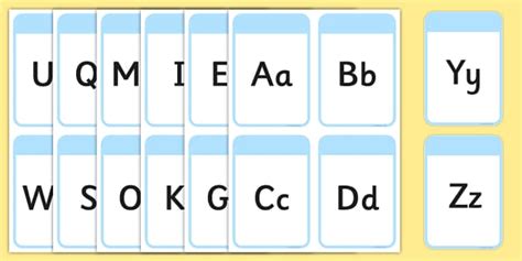 Free Early Learning English Alphabet Abc Flash Cards