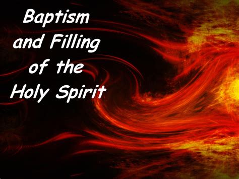 Gods Breath Publications Baptism And Filling Of The Holy Spirit