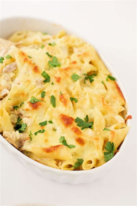 Make Ahead Meal Chicken Alfredo Casserole Make And Takes