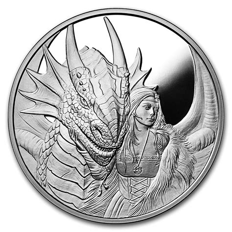 Buy 5 Oz Silver Proof Round Anne Stokes Dragons Friend Or Foe 1