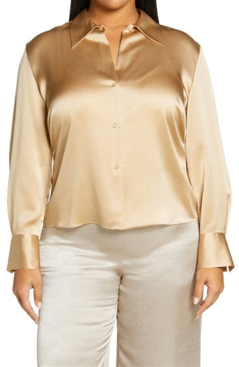 100 Silk Plus Size Tops For Women Nordstrom