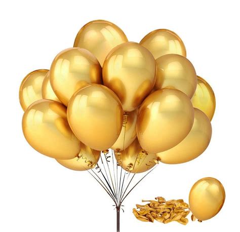 30pcs 12 Inch Gold Latex Balloons For Birthday Wedding Party Valetines