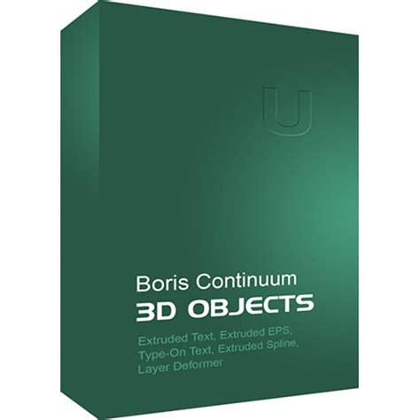 boris fx continuum 3d objects mac bc3dm bandh photo video