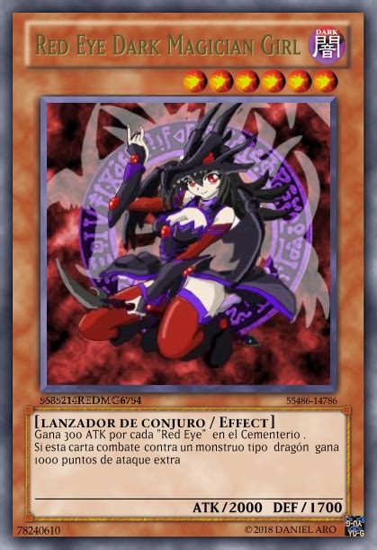 Red Eyes Dark Magician Girl Yu Gi Oh Card Maker Wiki Fandom