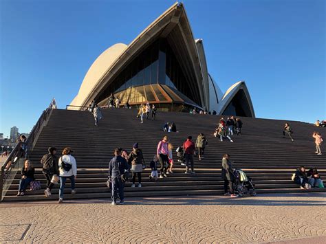 Sydney Opera House Steps Fly With Me