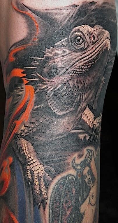 15 Bearded Dragon Tattoo Ideas Designs And Meanings Petpress