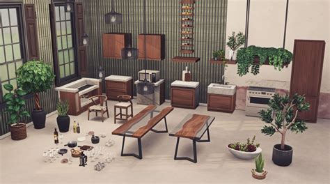 The Kichen Felixandre Sims 4 Kitchen Mod Furniture Sims 4 Cc