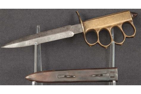 French Made Au Lion Us M 1918 Mk 1 Trench Knife