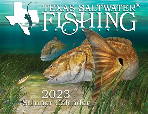 Solunar Fishing Calendar 2023 Printable Calendar 2023