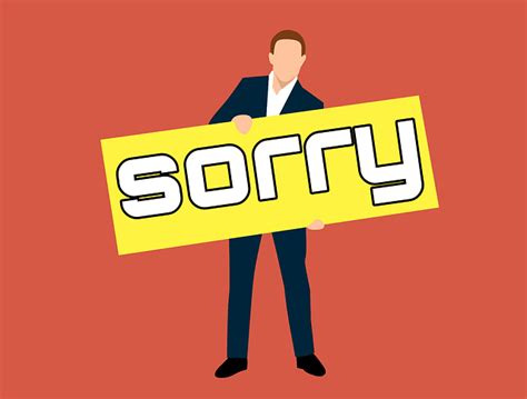 Sorry Board Regret · Free Image On Pixabay