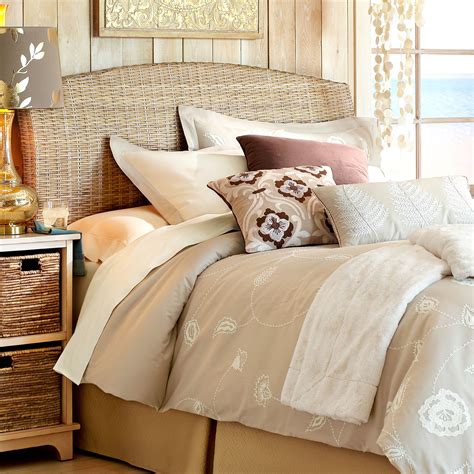 Simple yet sophisticated, this headboard has a bit of a weathered look. Kubu Rattan Woven Headboard - Pier1 Imports