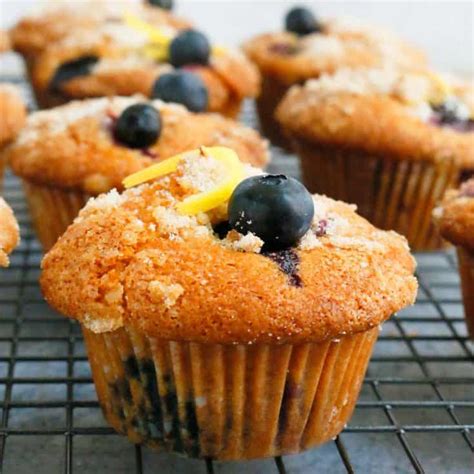 Lemon Blueberry Muffins With Sour Cream Kitchen Hoskins