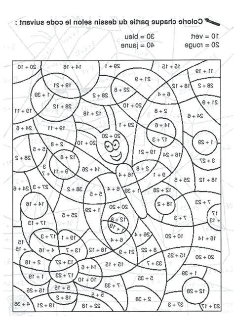 Coloriage Magique Ce1 soustraction Nouveau Stock Coloriage Magique soustraction Sans Retenue