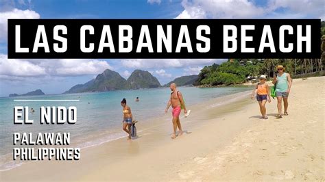 El Nido • Las Cabanas Beach Joejourneys Youtube