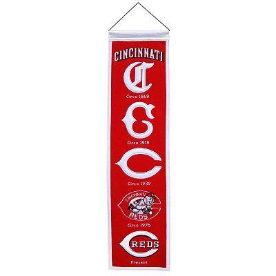 Cincinnati Reds Heritage Banner | Cincinnati reds, Cincinnati, Baseball banner