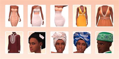 The Sims 4 Custom Content African Love