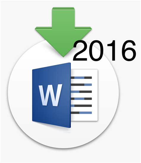 Logo Microsoft Word 2016 Hd Png Download Kindpng
