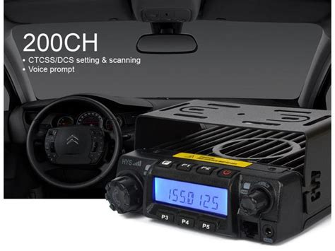 Hys Tc 135 10w25w60w Fm Vhf 200ch Ham Amateur Car Mobile Radio Transceiver