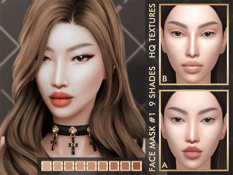 The Sims Resource Patreon Asian Face Mask 1 Asian Face Mask