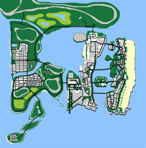 Gta Vice City Map Size