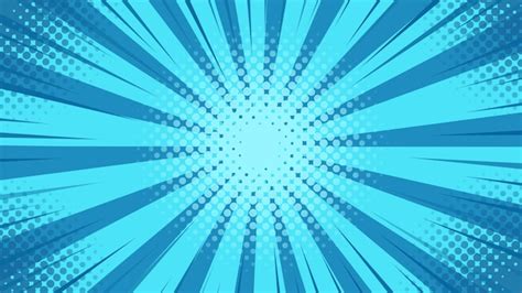 Premium Vector Pop Art Background With Blue Light Scattered From The