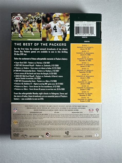 Nfl Greatest Games Series Green Bay Packers Dvd 2008 2 Disc Set