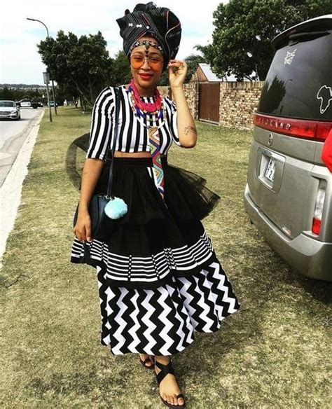 Xhosa Dress With Tulle South African Traditional Dresses Traditional