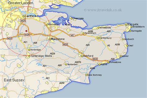 West Kingsdown Map Street And Road Maps Of Kent England Uk