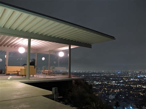 Stahl House Night View Of Case Study House No 22 By Arch Flickr