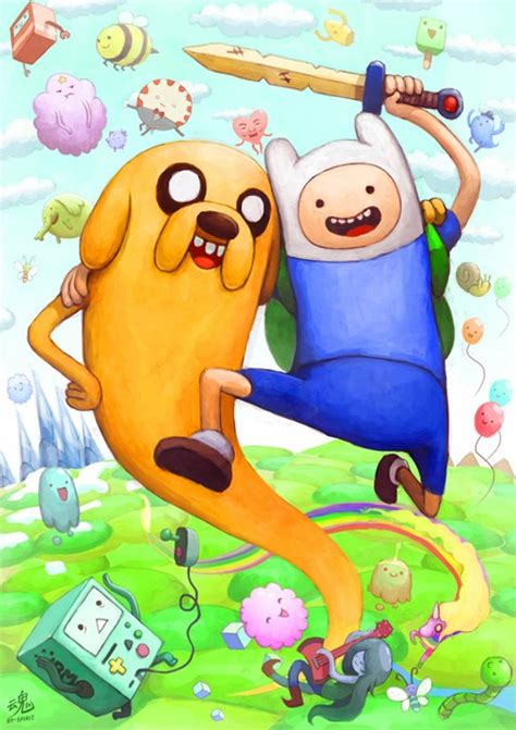 卡通漫畫欣賞：探險活寶 Adventure Time 4 设计之家