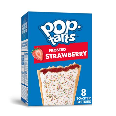 Pop Tarts Frosted Strawberry Toaster Pastries 135 Oz 8 Count