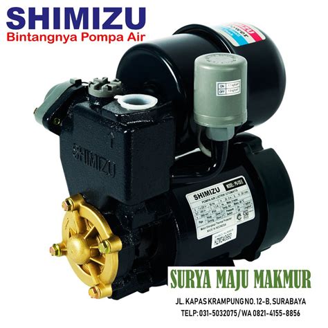 Surya guna adalah toko mesin pompa air terlengkap menjual berbagai macam produk pompa air listrik dengan harga termurah. Pompa Air Shimizu PS 135 E PS135E Otomatis Tabung SNI ...