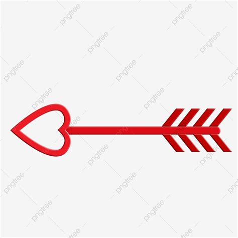 Flecha Roja De Amor PNG Flecha Arma Amor Corazón En Forma De Corazón