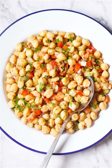 Chickpea Salad Mediterranean Recipe Veganwatchbuzz