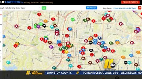 Raleigh Police Launch New Crime Mapping Tool Abc11 Raleigh Durham