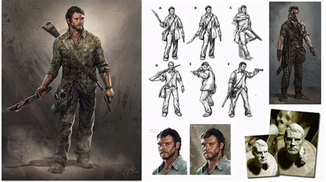 The Last Of Us Joel Concept Art Concept Art Concept Art Characters