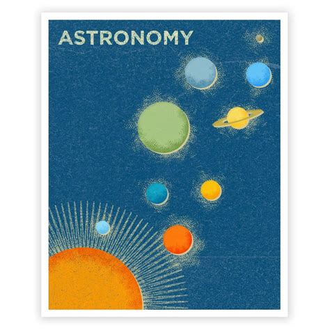 Girls Science Art Art For Boys Room Astronomy Art Print 8 In X 10