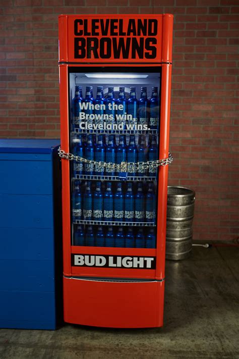 Sport News Bud Light Victory Fridge Can The Browns Unlock A Victory Beer